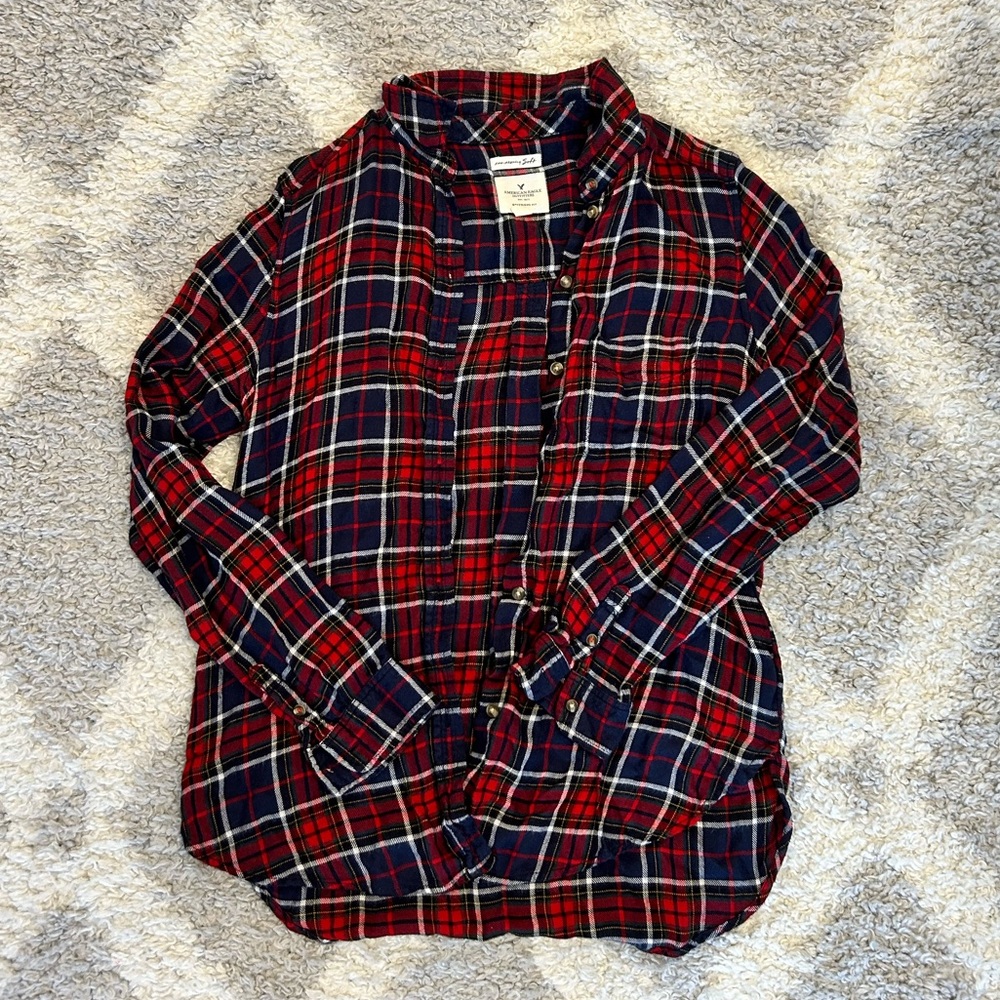american eagle boyfriend flannel